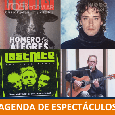 Agenda de espectáculos