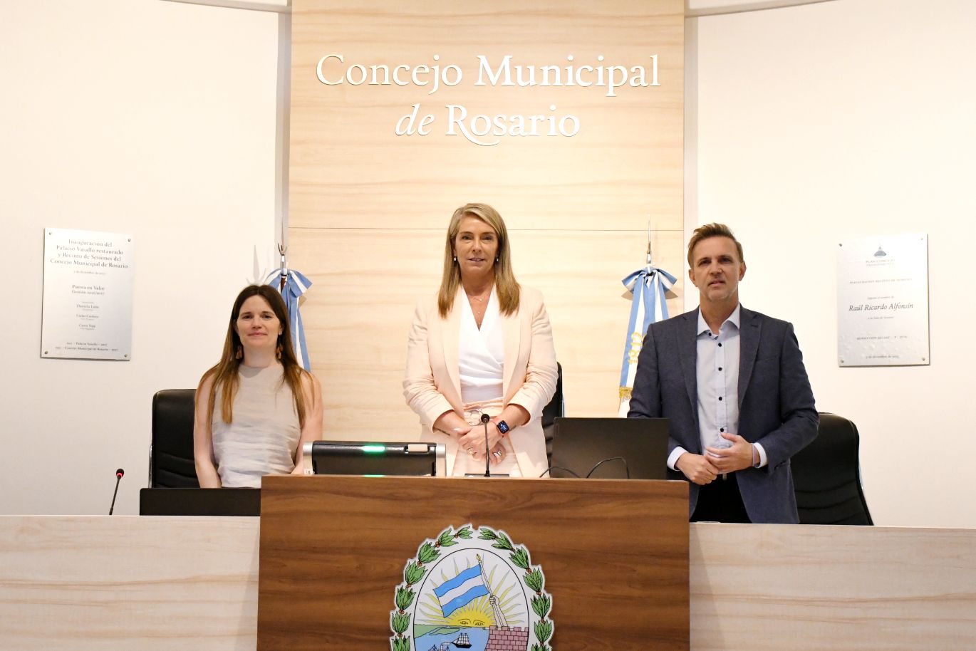 María Eugenia Schmuck fue reelecta como presidenta del Concejo